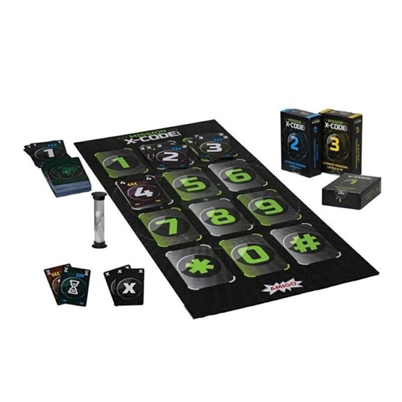 MISSION X-CODE Board Game Race The Clock Hack The Code Level Up 2-8 Players 8+ - Picture 3 of 4